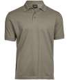TJ1405 Tee Jays Mens Luxury Stretch Polo Clay colour image